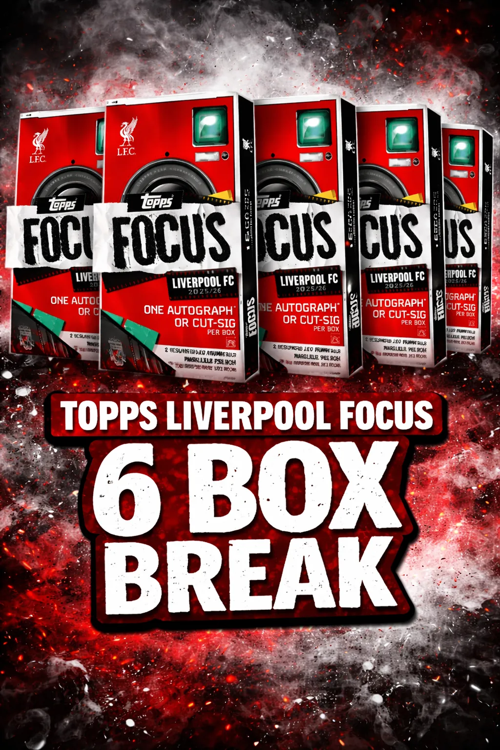 TOPPS LIVERPOOL FOCUS 6 BOX BREAK