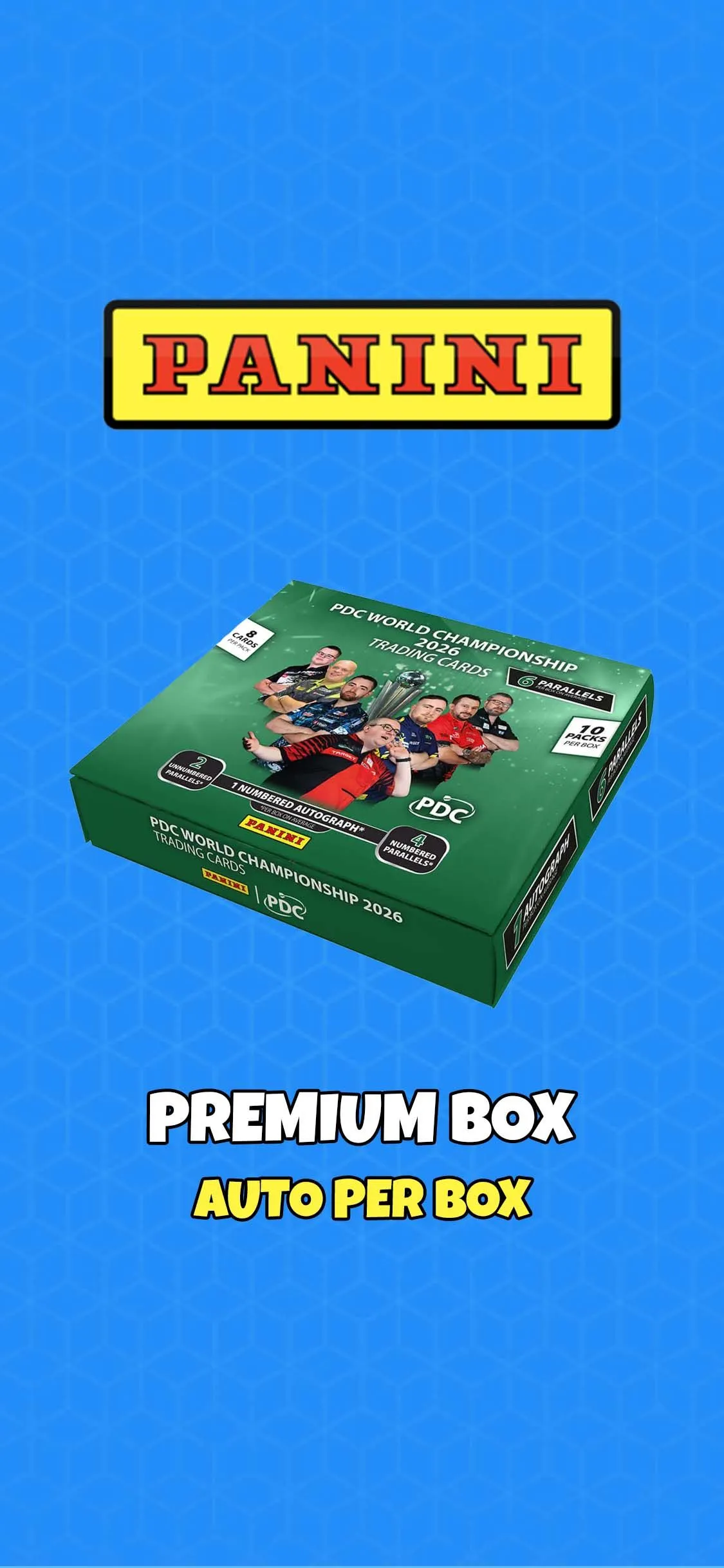 FREE GIVVYS💥PANINI PDC DARTS PREMIUM EDITION💥