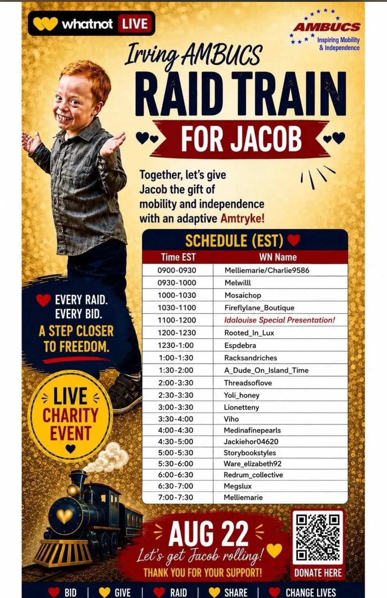 Thumbnail for live show