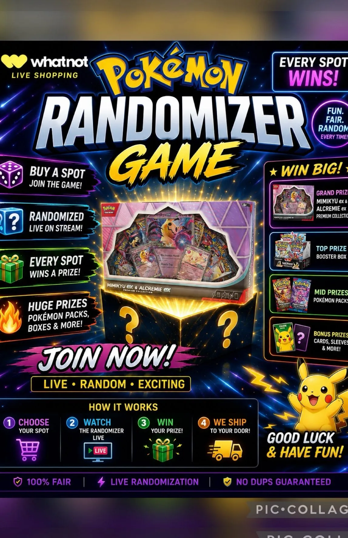 Thumbnail for live show