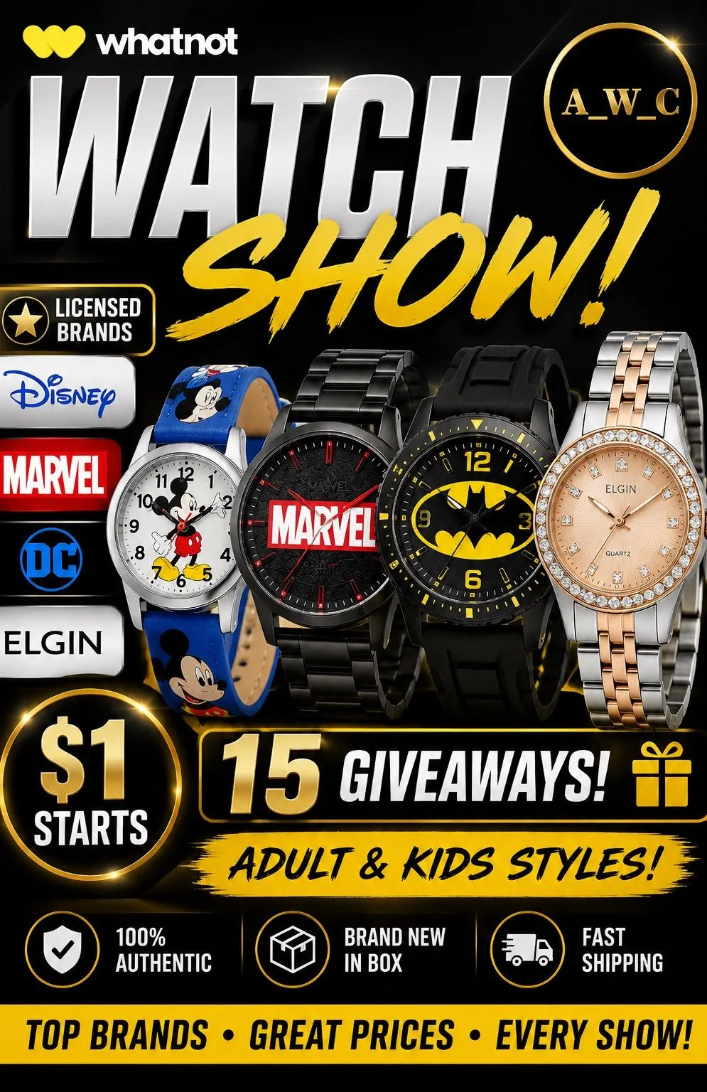 Thumbnail for live show