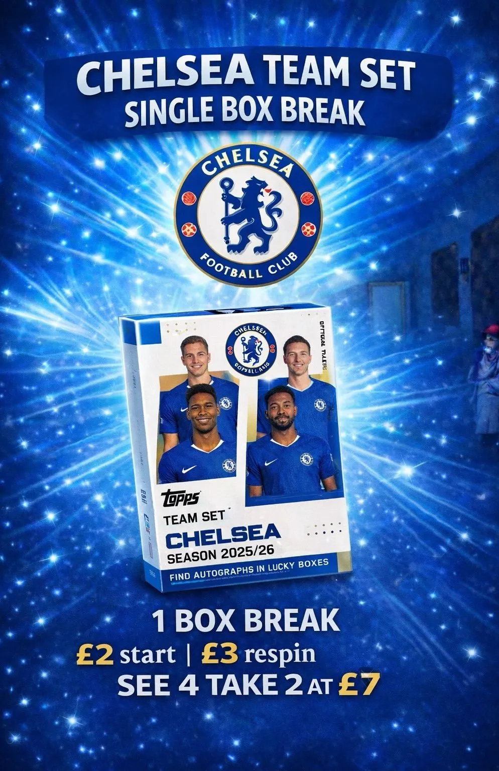 SINGLE CHELSEA BOX TEAM SET (last one)
