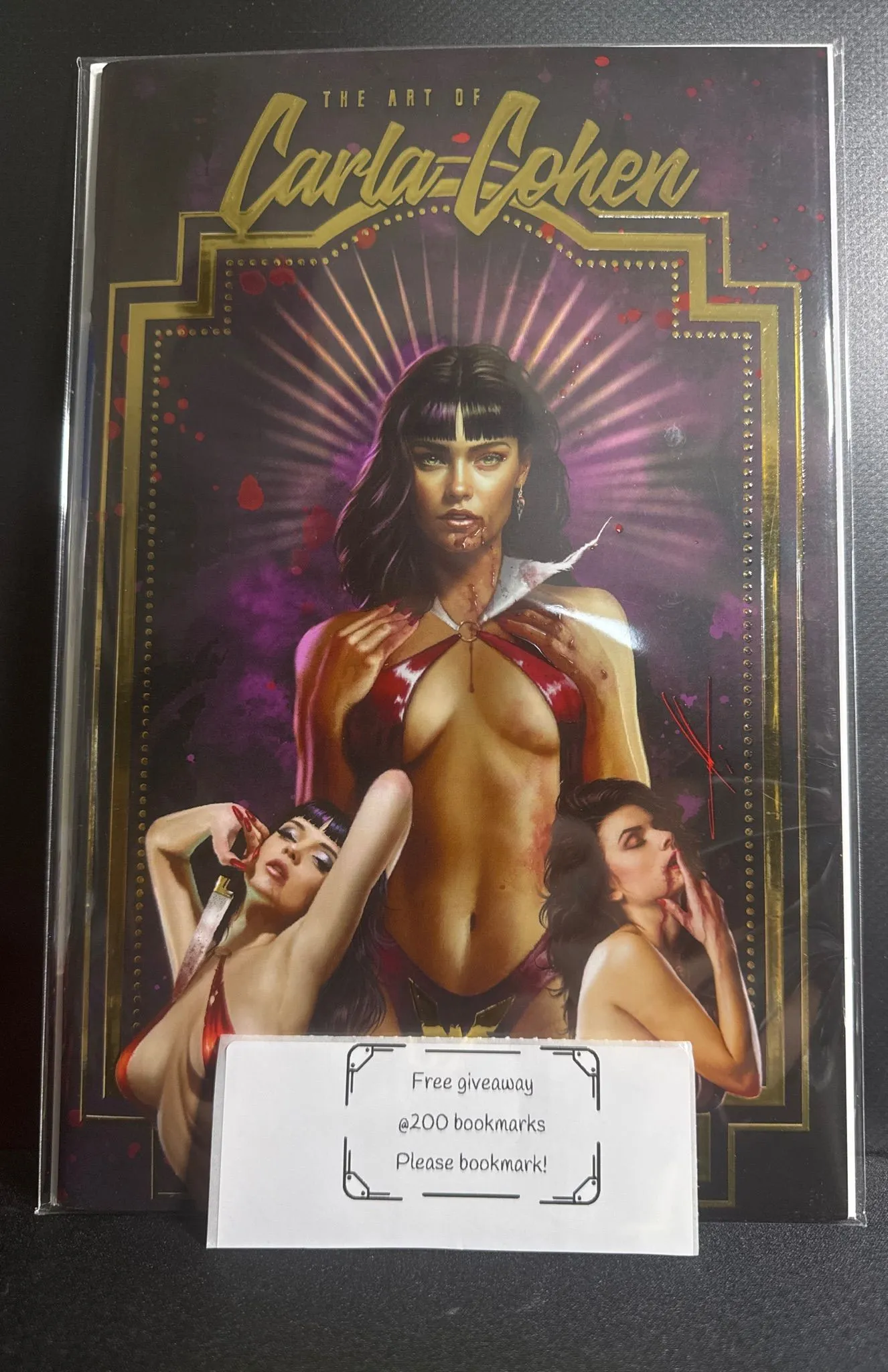 Comics carla cohen art book Ltd 200 giveaway