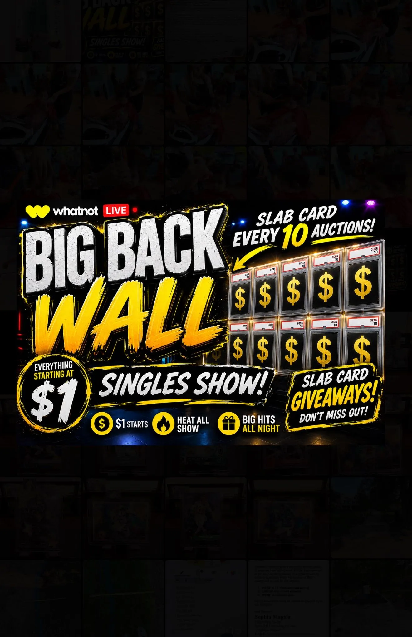 Thumbnail for live show
