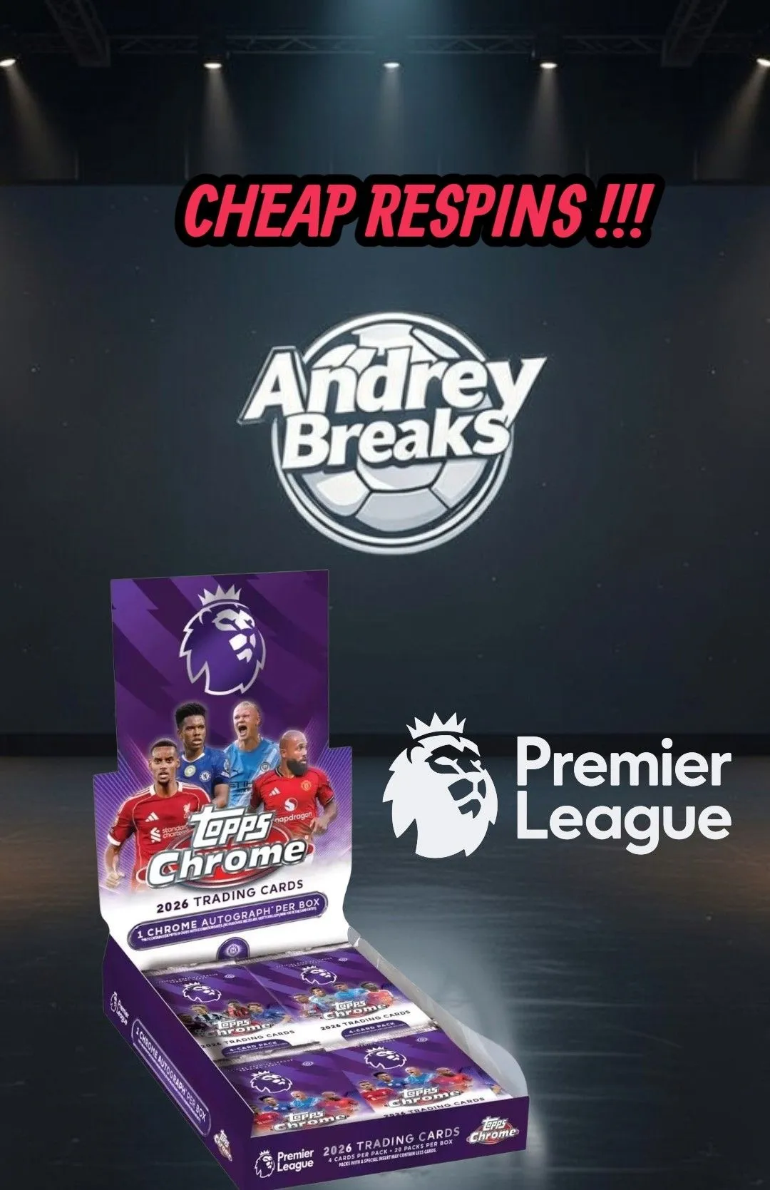 New Topps Chrome Premier League