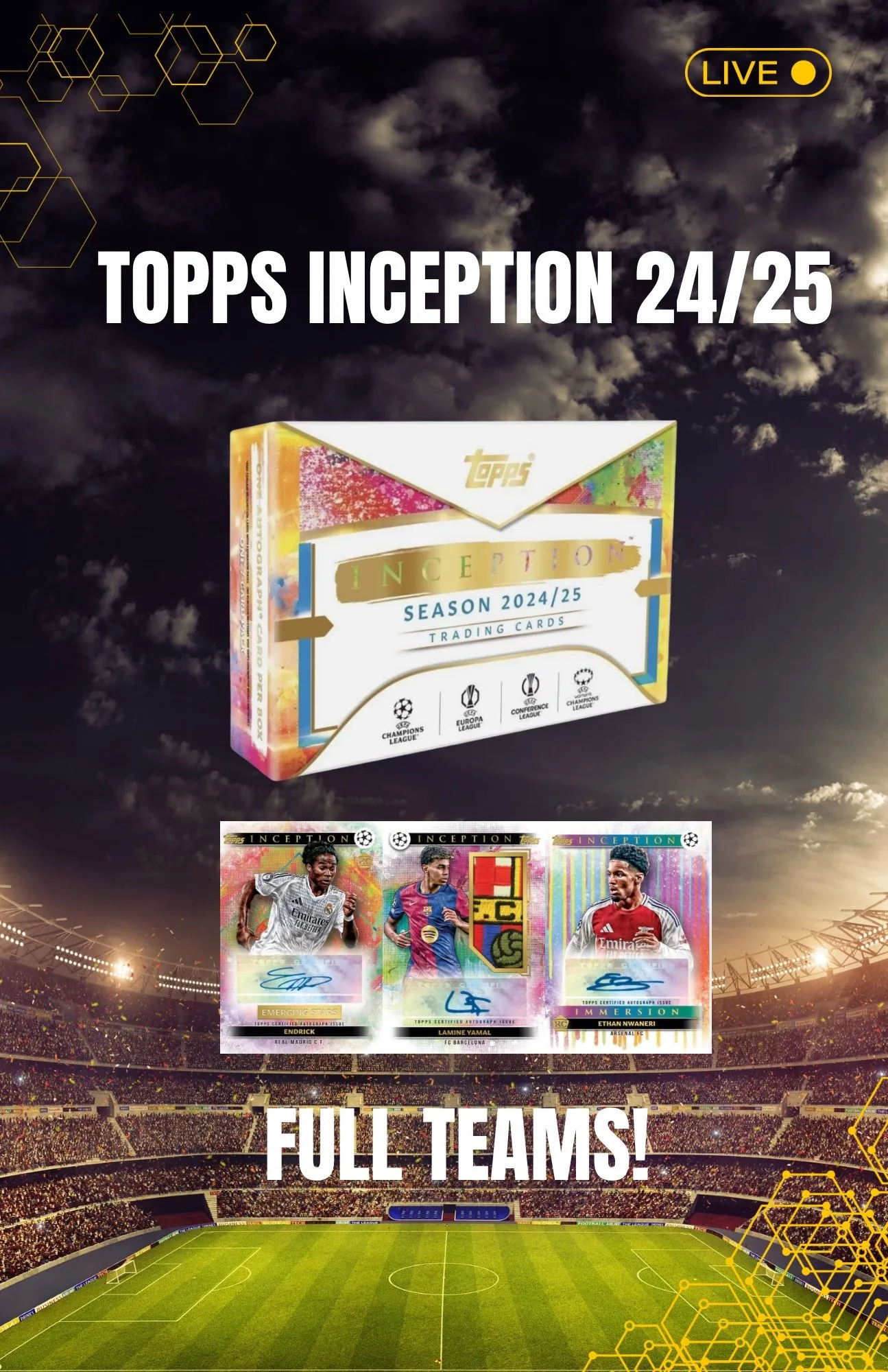 NEW RELEASE‼️TOPPS INCEPTION🔥