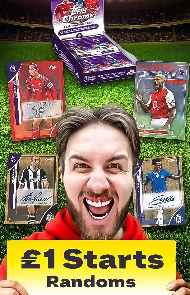 £1 STARTS 🔥 PREMIER LEAGUE CHROME RANDOM TEAMS/PLAYERS 🔥