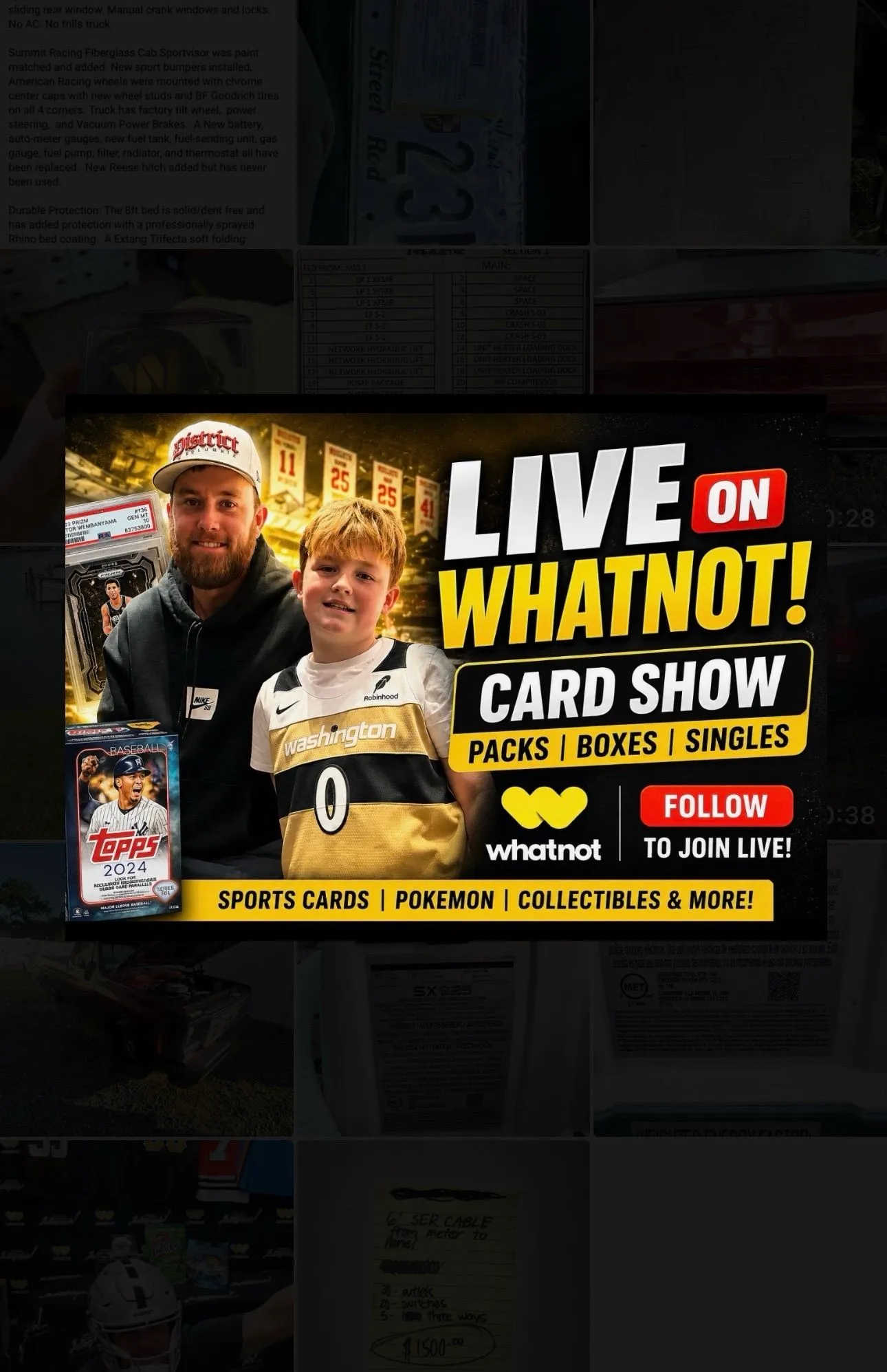 Thumbnail for live show