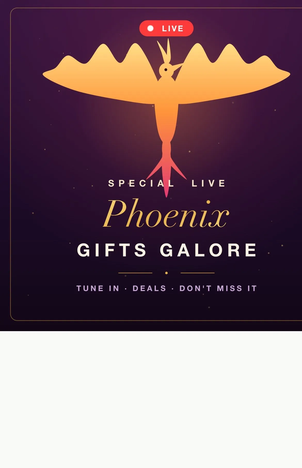 Thumbnail for live show