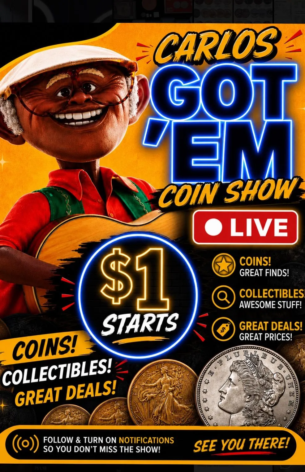 Thumbnail for live show