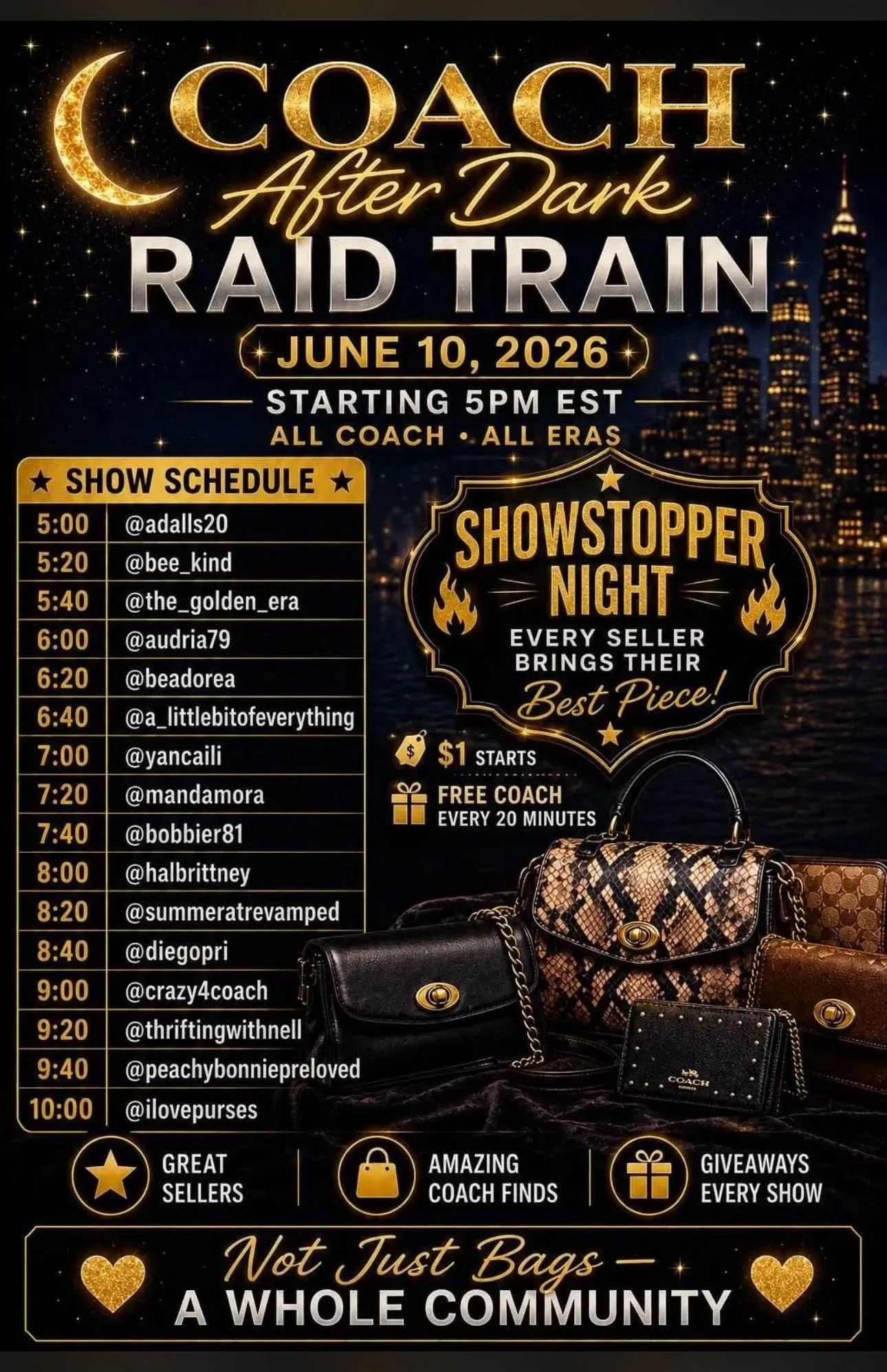 Thumbnail for live show