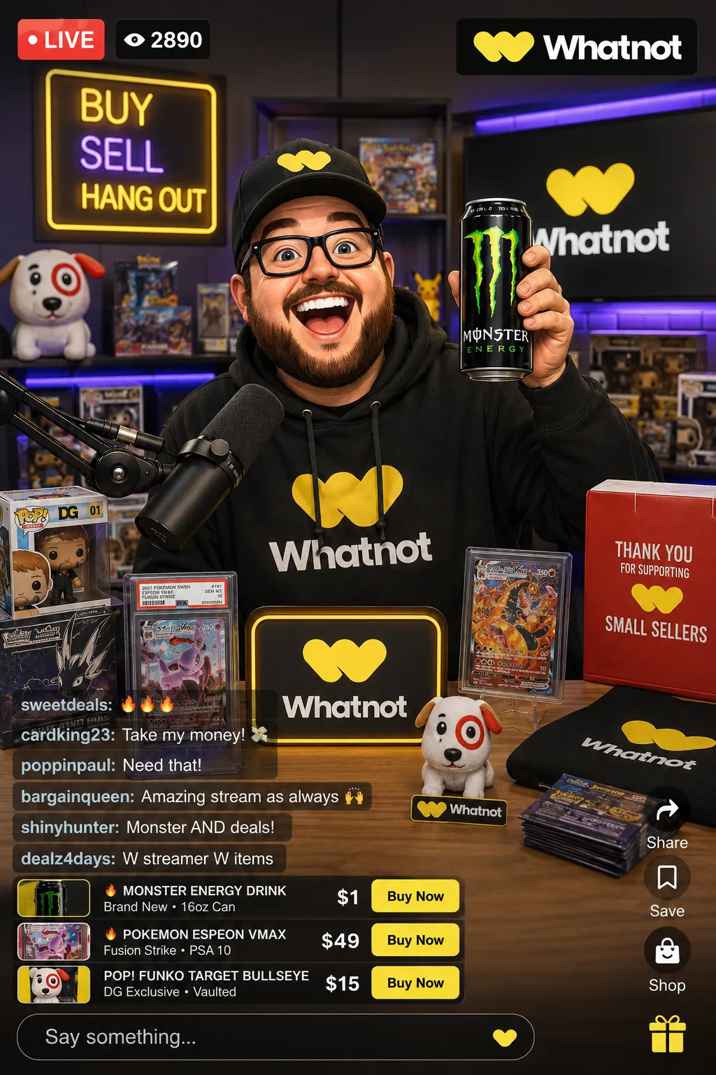 Thumbnail for live show