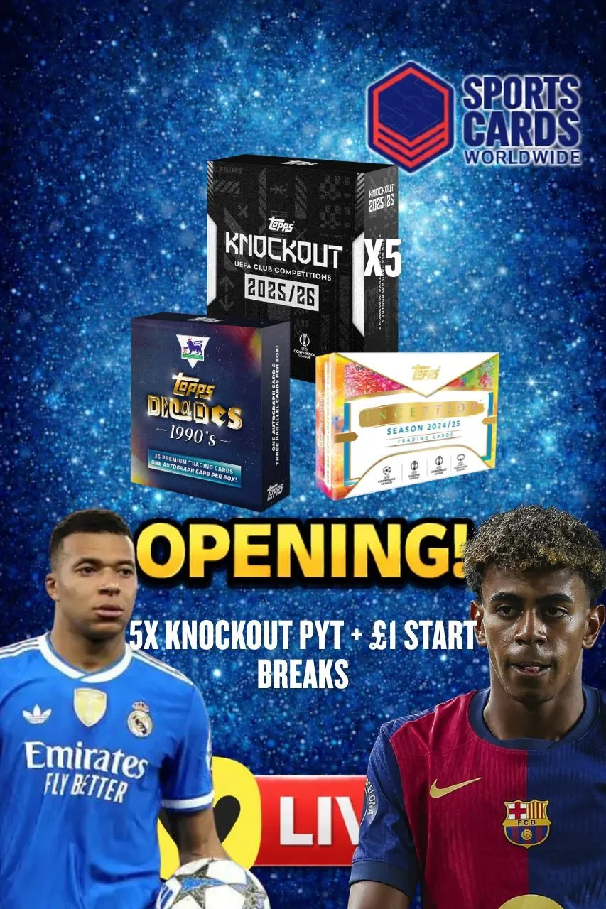 🇬🇧 Topps Knockout 5x Box Break and £1 Starts Box by Box!