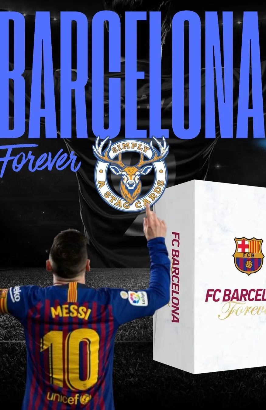 (BRAD) FC BARCELONA FOREVER! 3 ENCASED AUTOS!!
