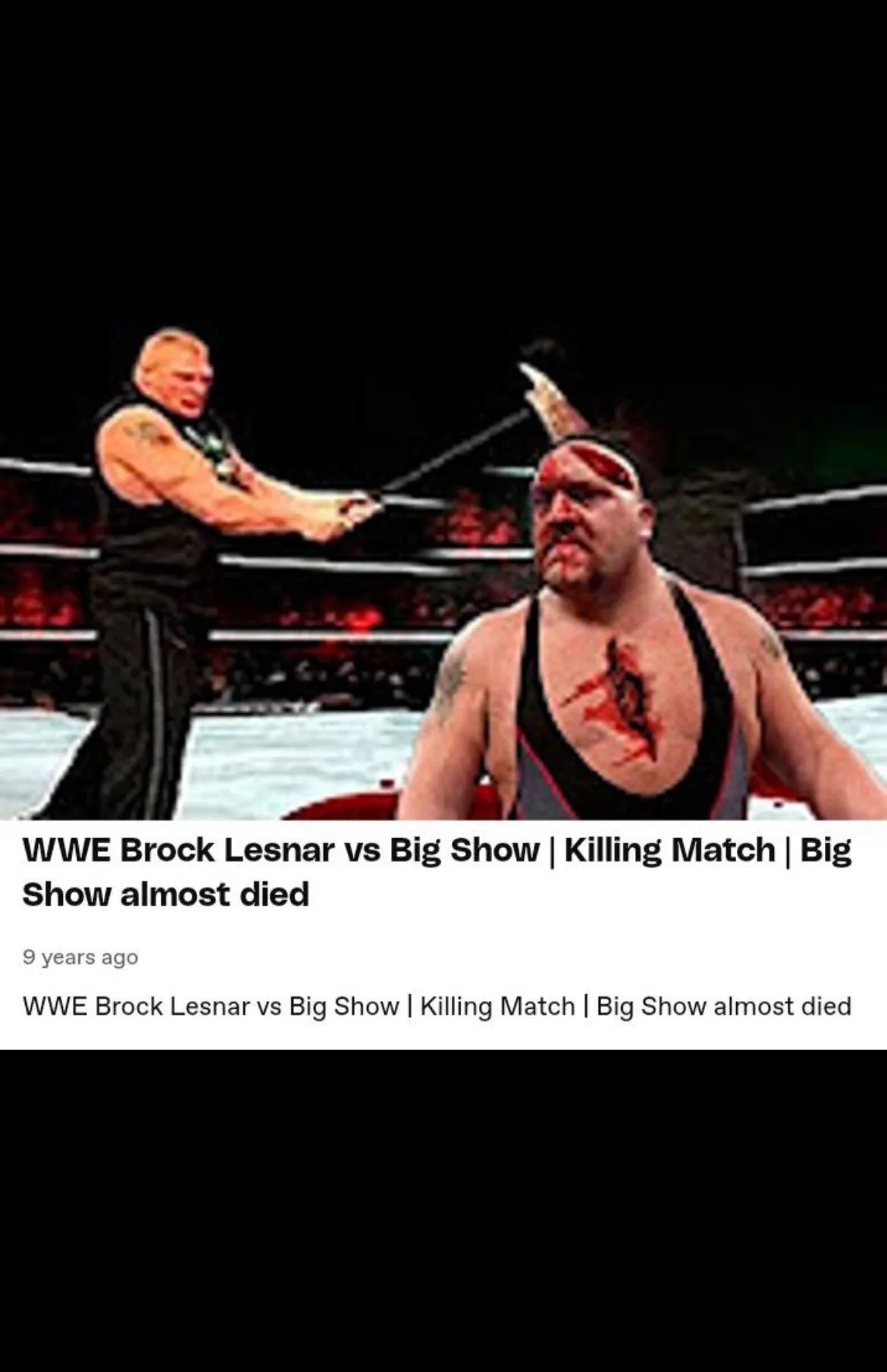 Thumbnail for live show