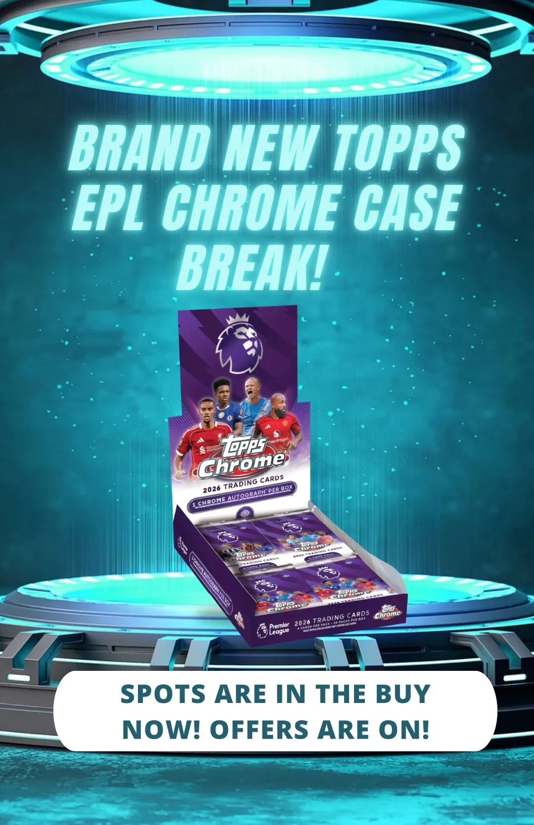 CASE BREAK! EPL CHROME HOBBY 12 BOX BREAK