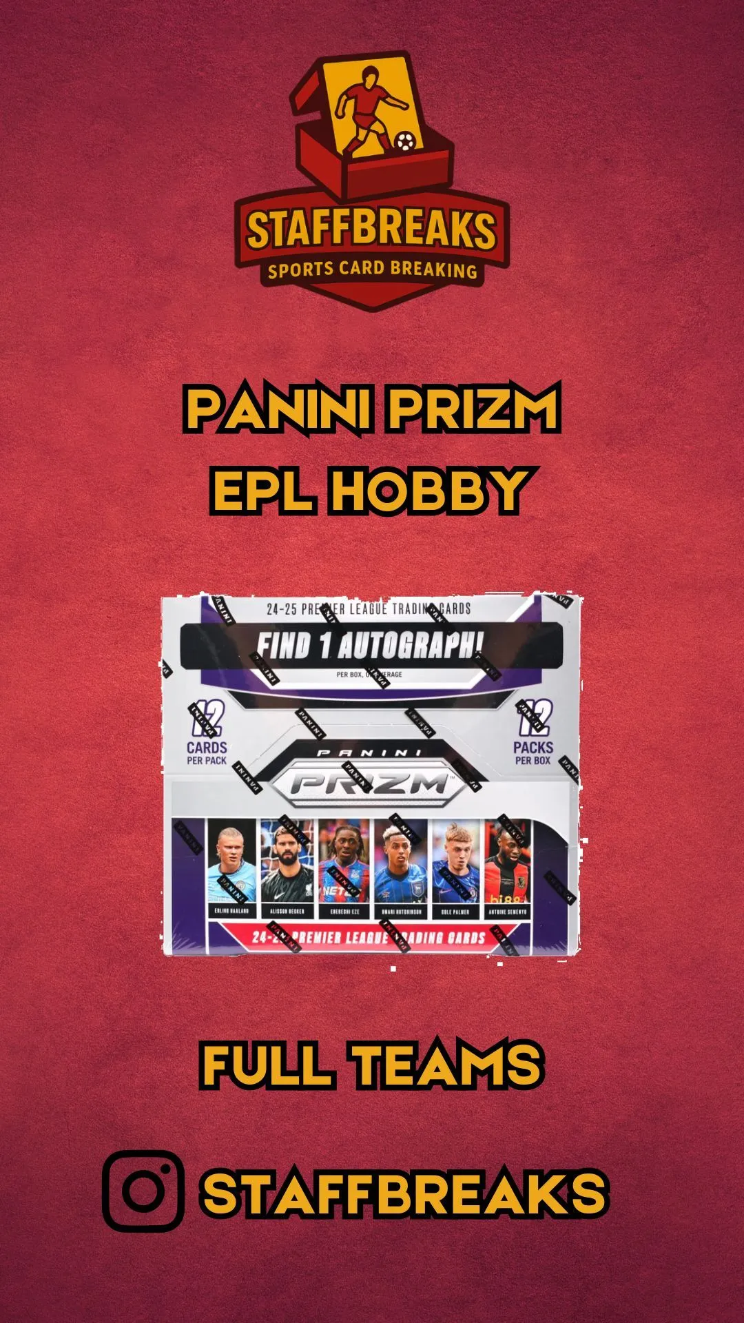 PANINI PRIZM EPL HOBBY
