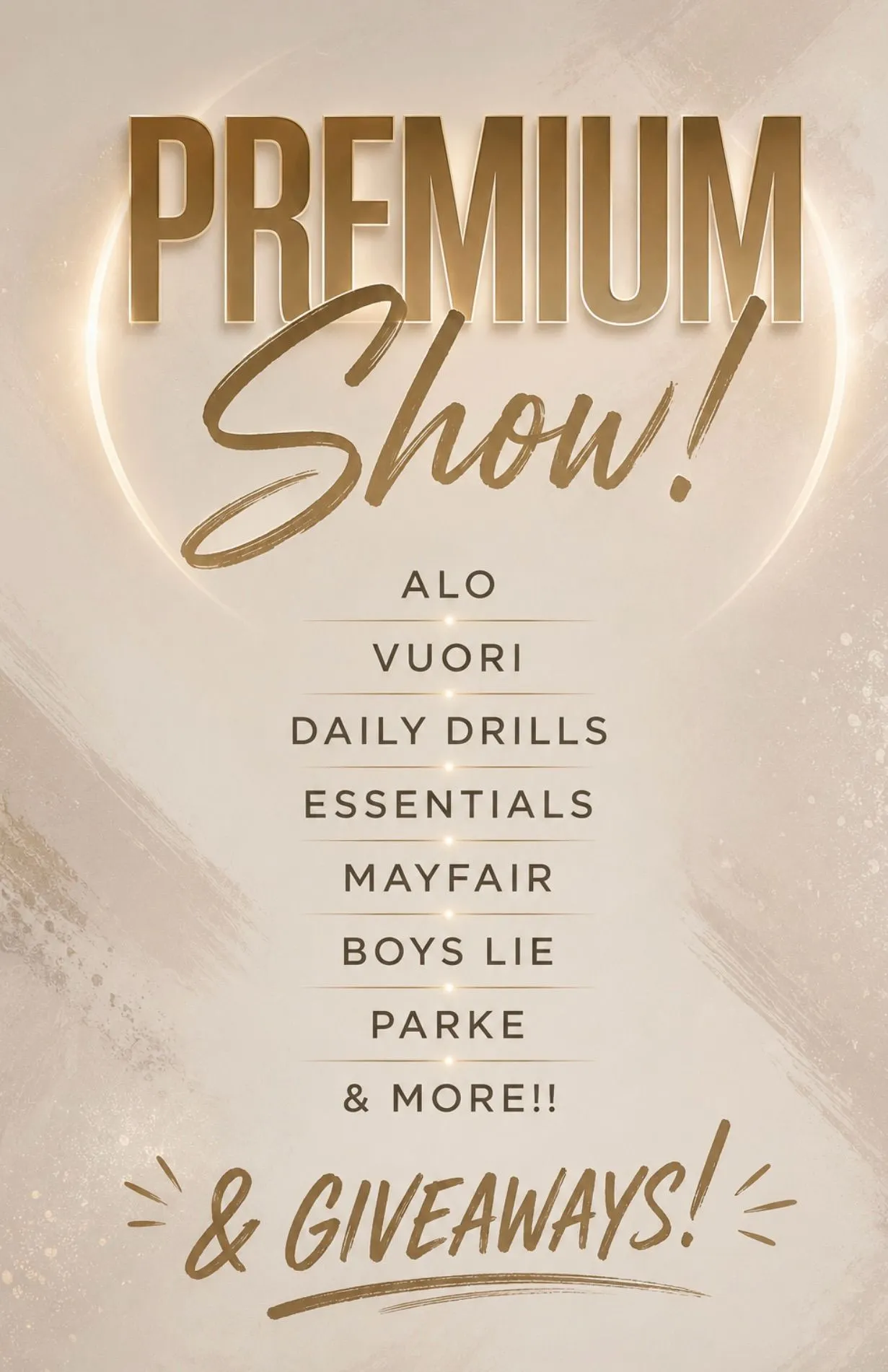 Thumbnail for live show