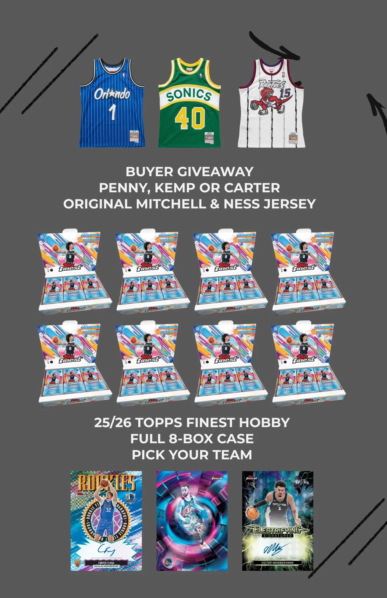 🇩🇪 🔥 START 1€ PYT CASEBREAK TOPPS FINEST 🔥