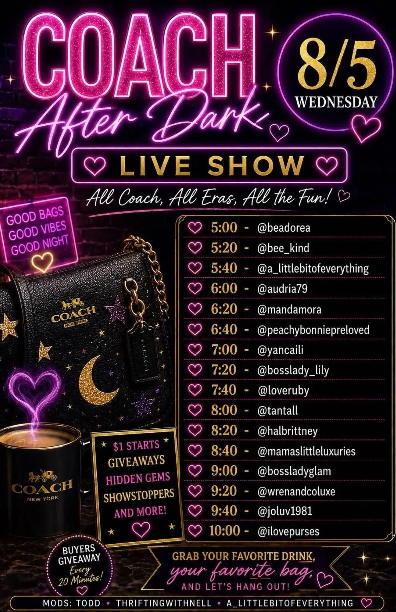 Thumbnail for live show