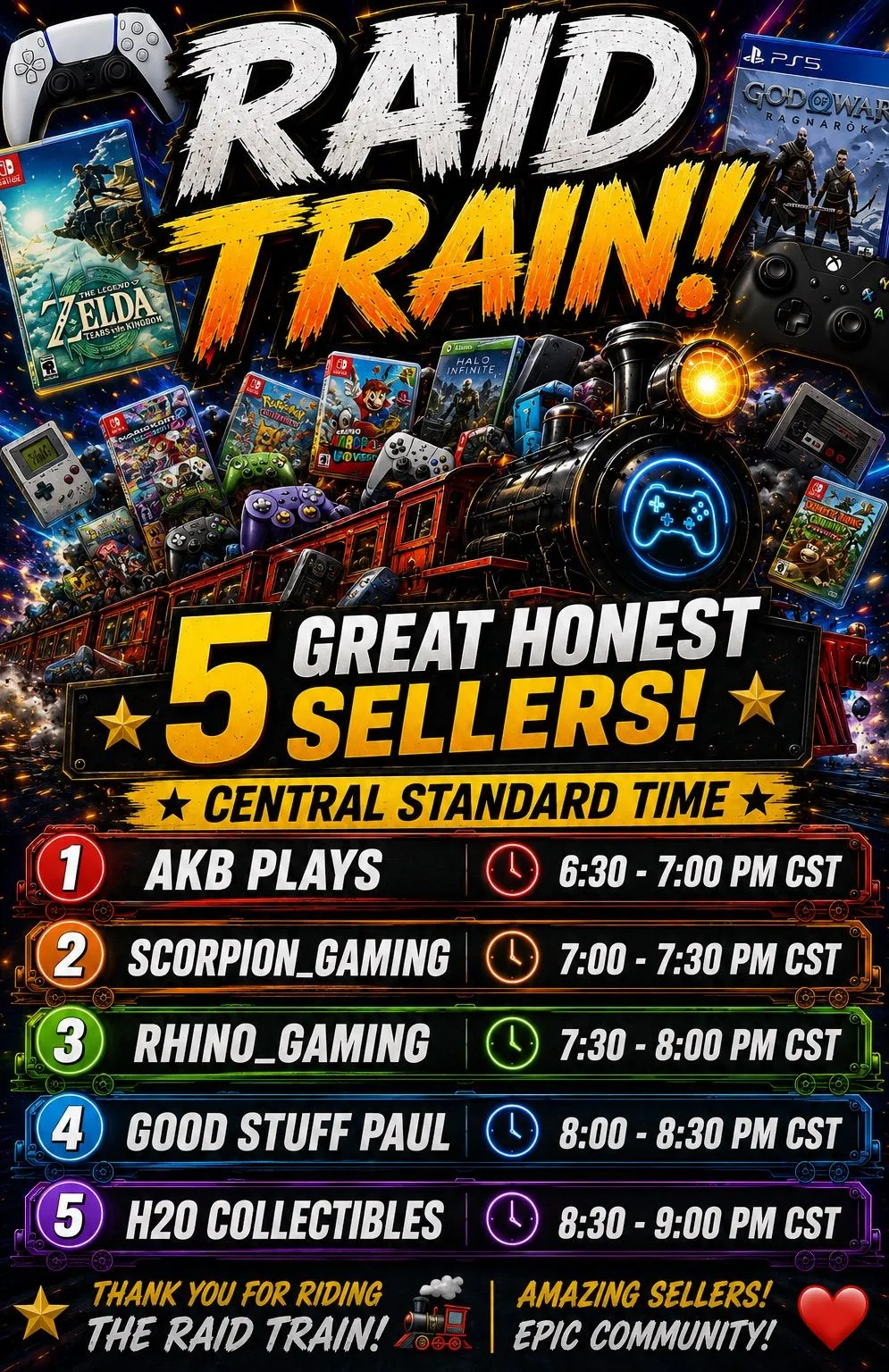 Thumbnail for live show