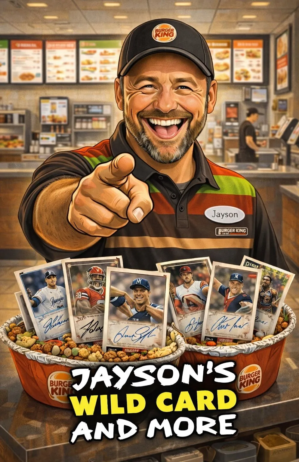 JAYSON’S WILD CARD WHOPPER ONE OF ONE CAFE!🍔96