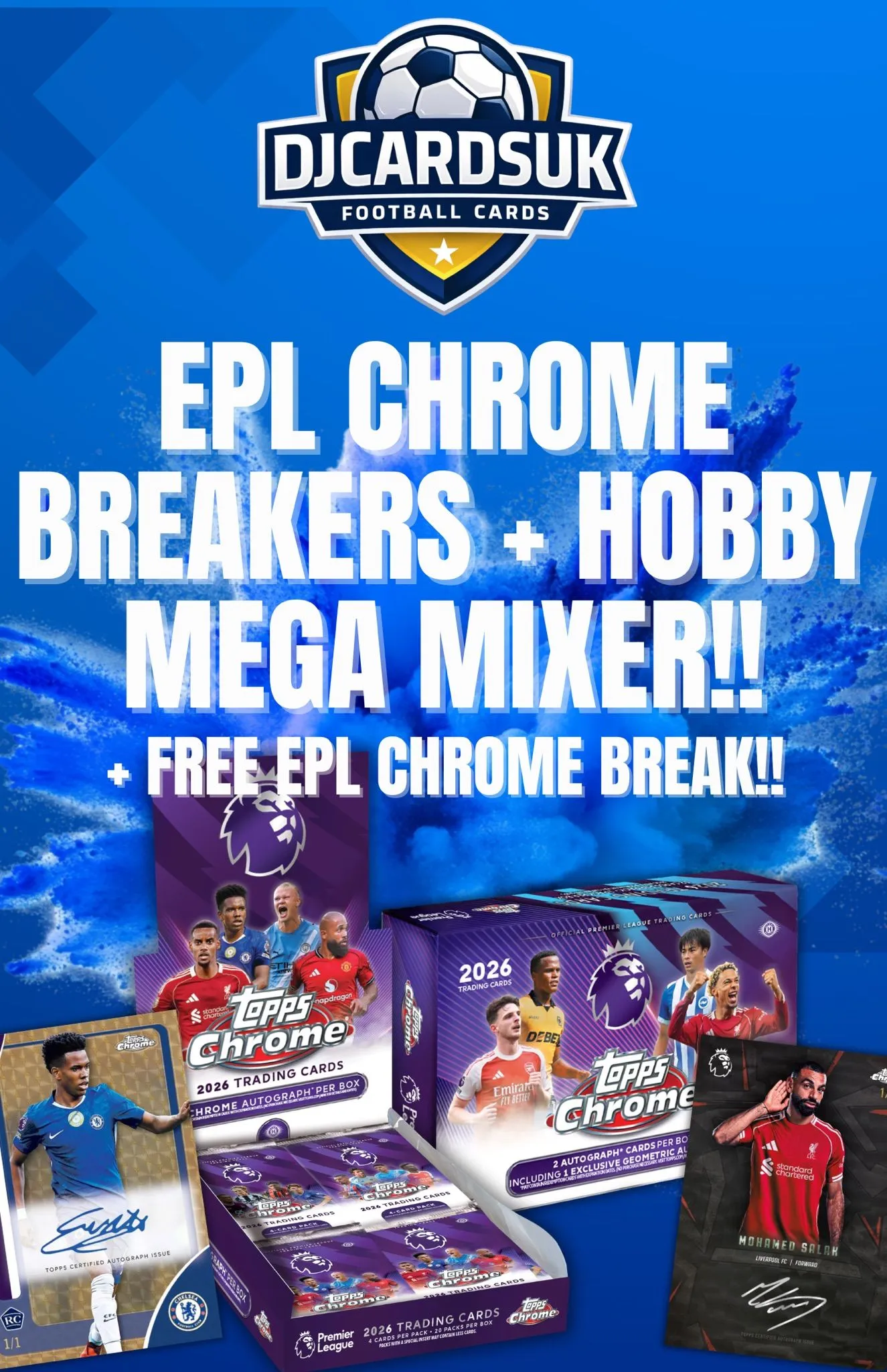 🇬🇧 BREAKERS DELIGHT & HOBBY CHROME MEGA MIXER!! + FREE EPL BREAK FOR ALL!! 🤯🚨
