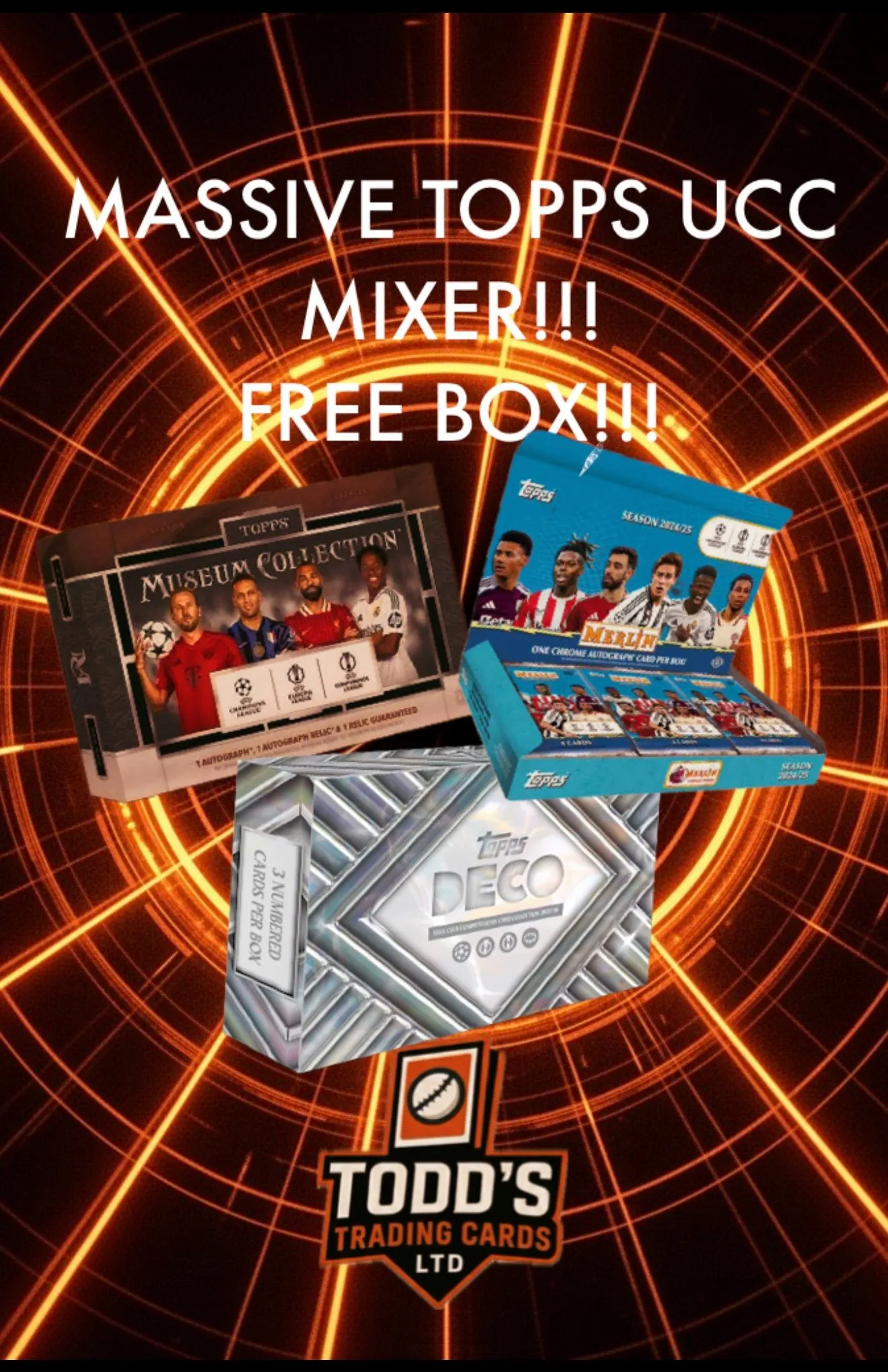FREE BOX!!!INSANE TOPPS UCC MIXER