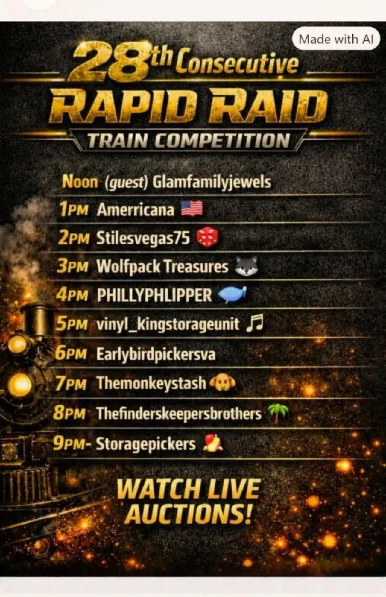 Thumbnail for live show