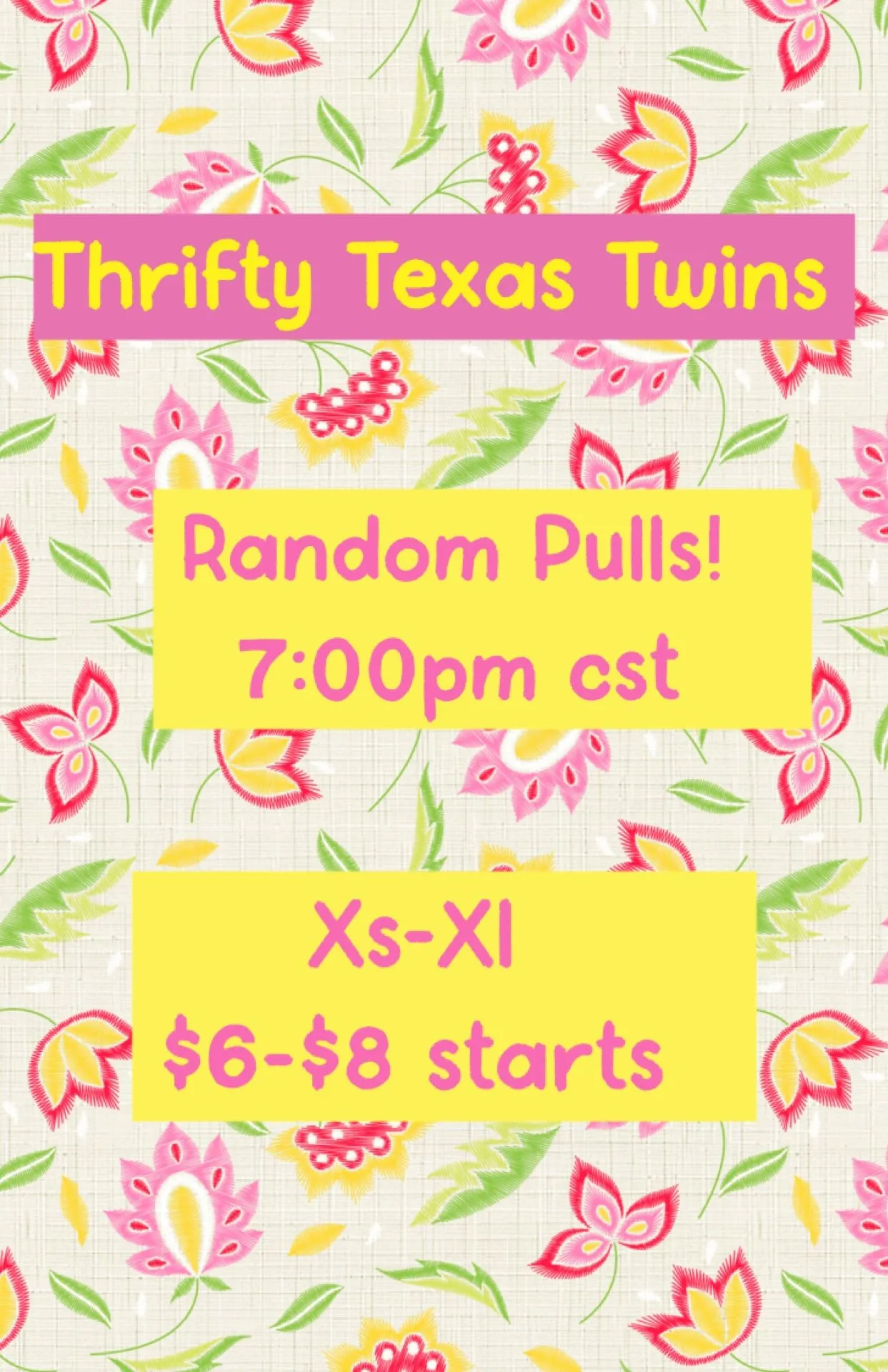Thumbnail for live show