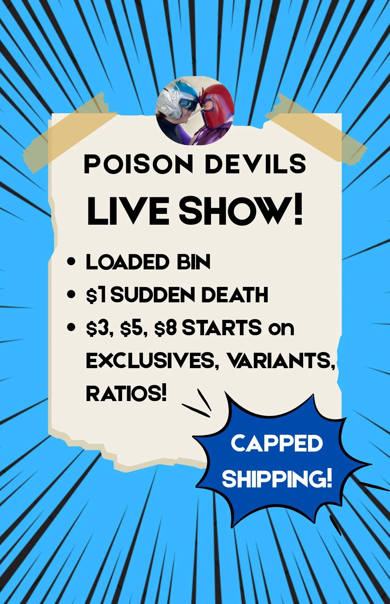 Thumbnail for live show
