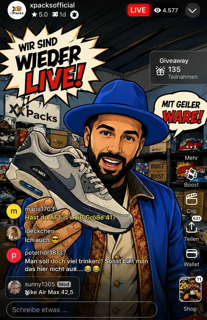 Thumbnail for live show