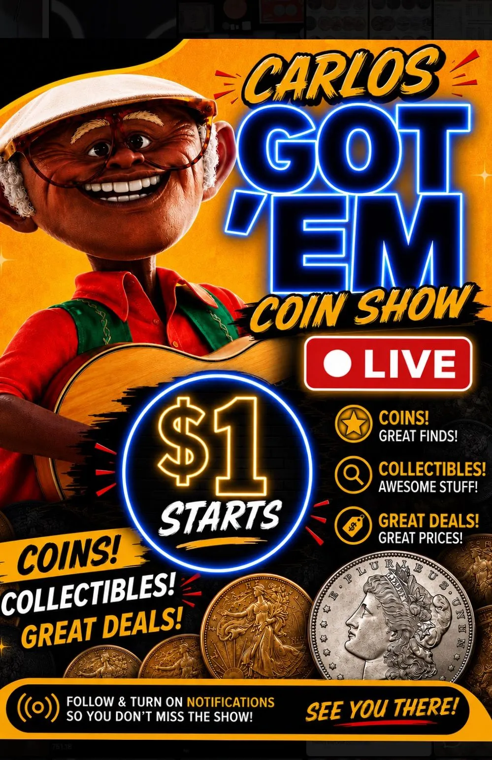 Thumbnail for live show