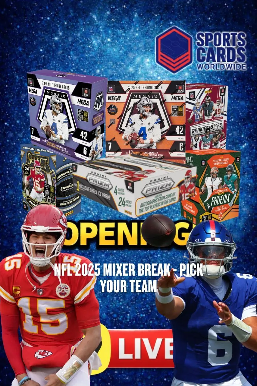 🇬🇧 6 Box NFL 2025 Pick Your Team Break with JW
