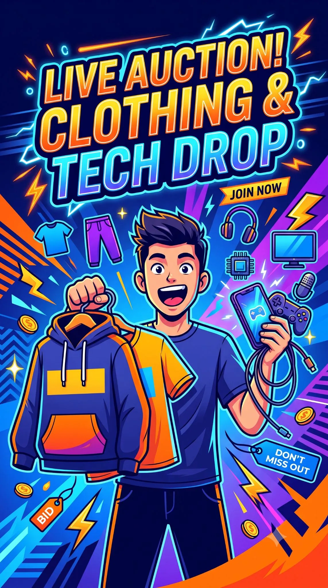 Thumbnail for live show