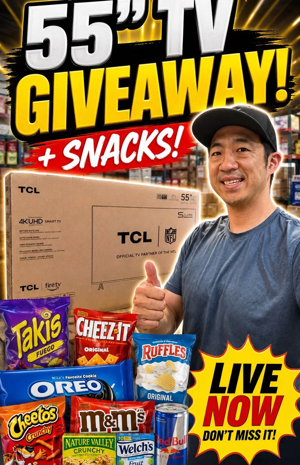 Thumbnail for live show