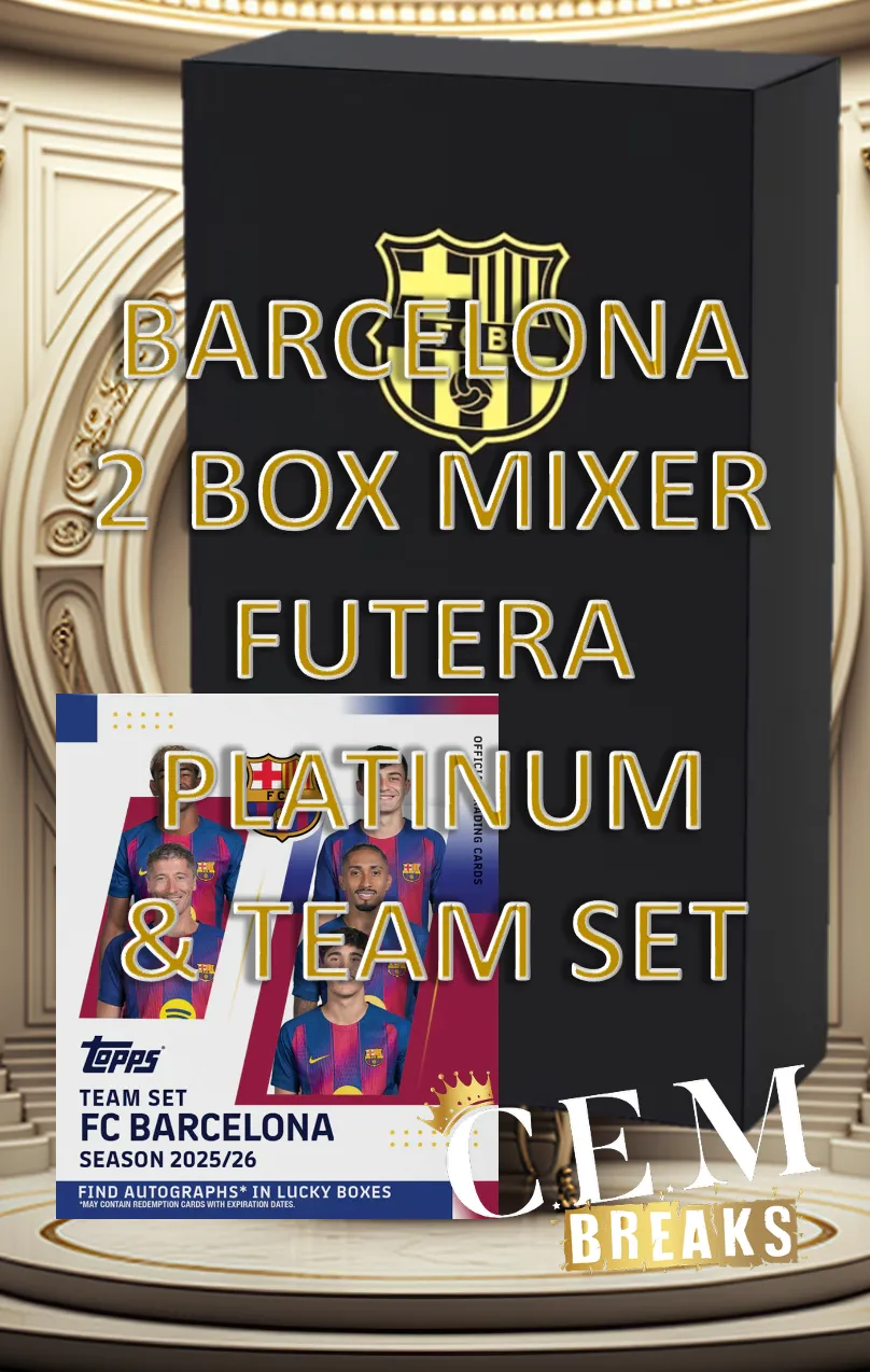 £1 BARCELONA FUTERA & TEAM SET HITS GALORE HUGE AUTO CHASES!!