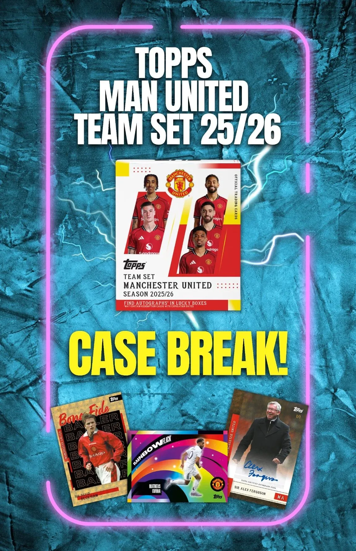*SPOTS LIVE* MAN UTD TEAM SET (20 BOX) FULL CASE BREAK!!!