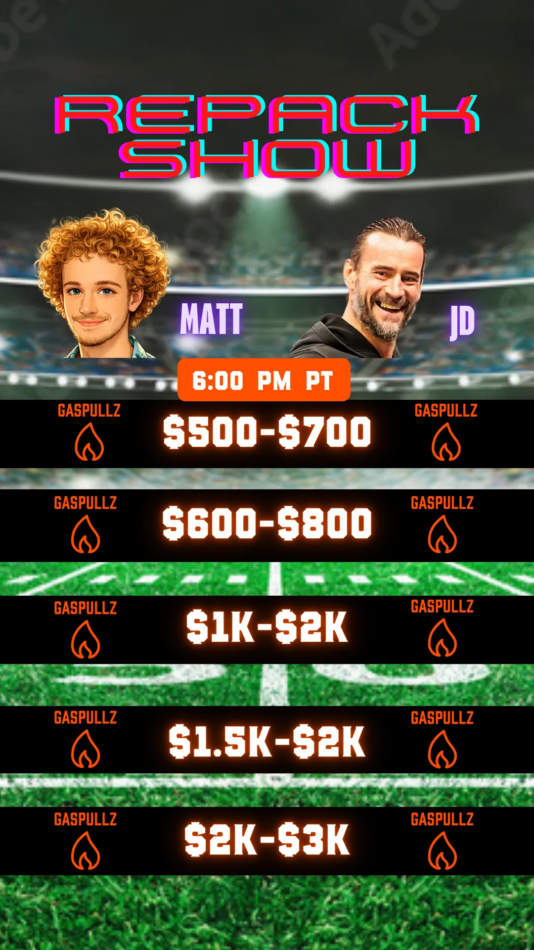 Thumbnail for live show