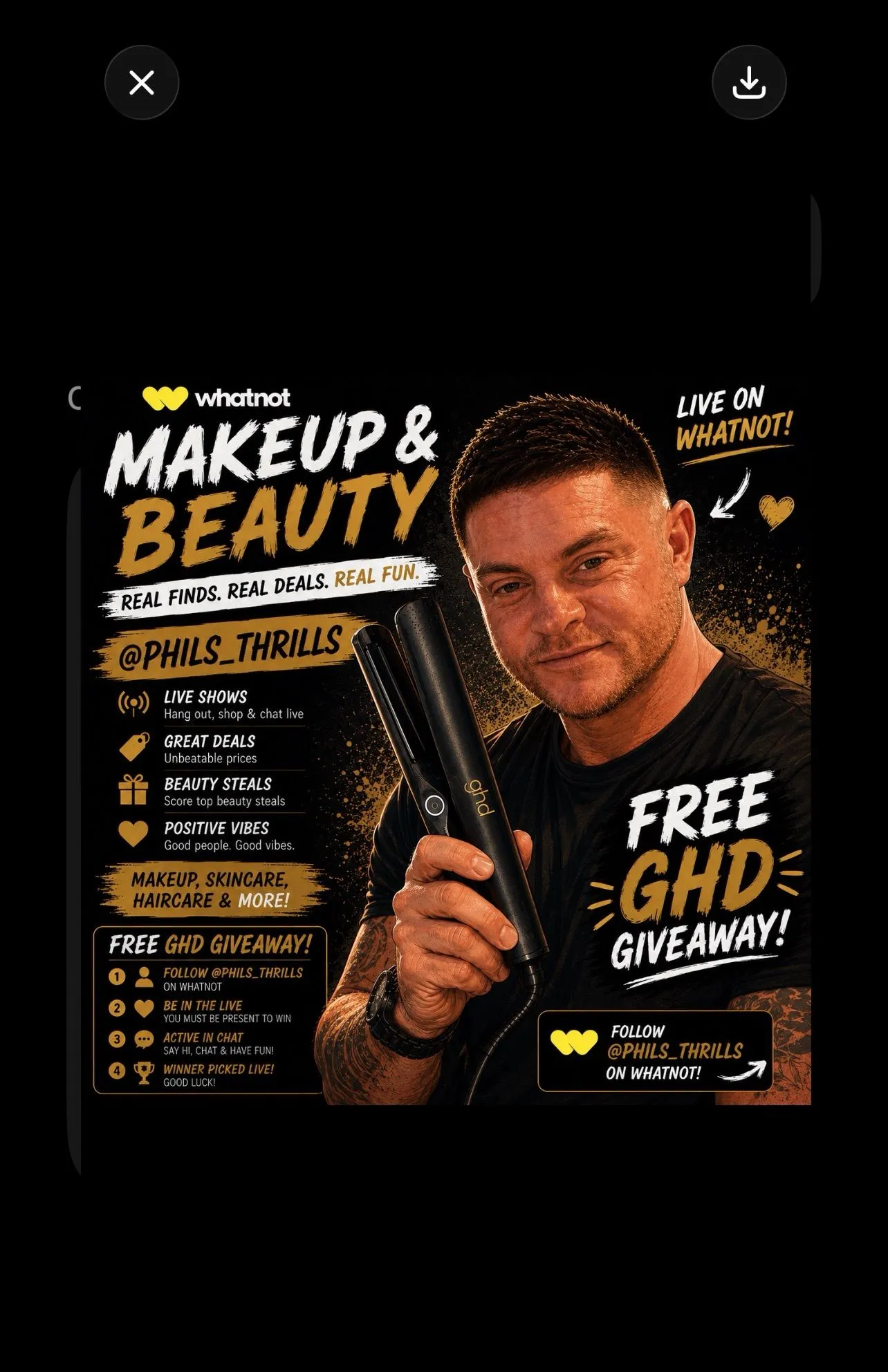 Thumbnail for live show