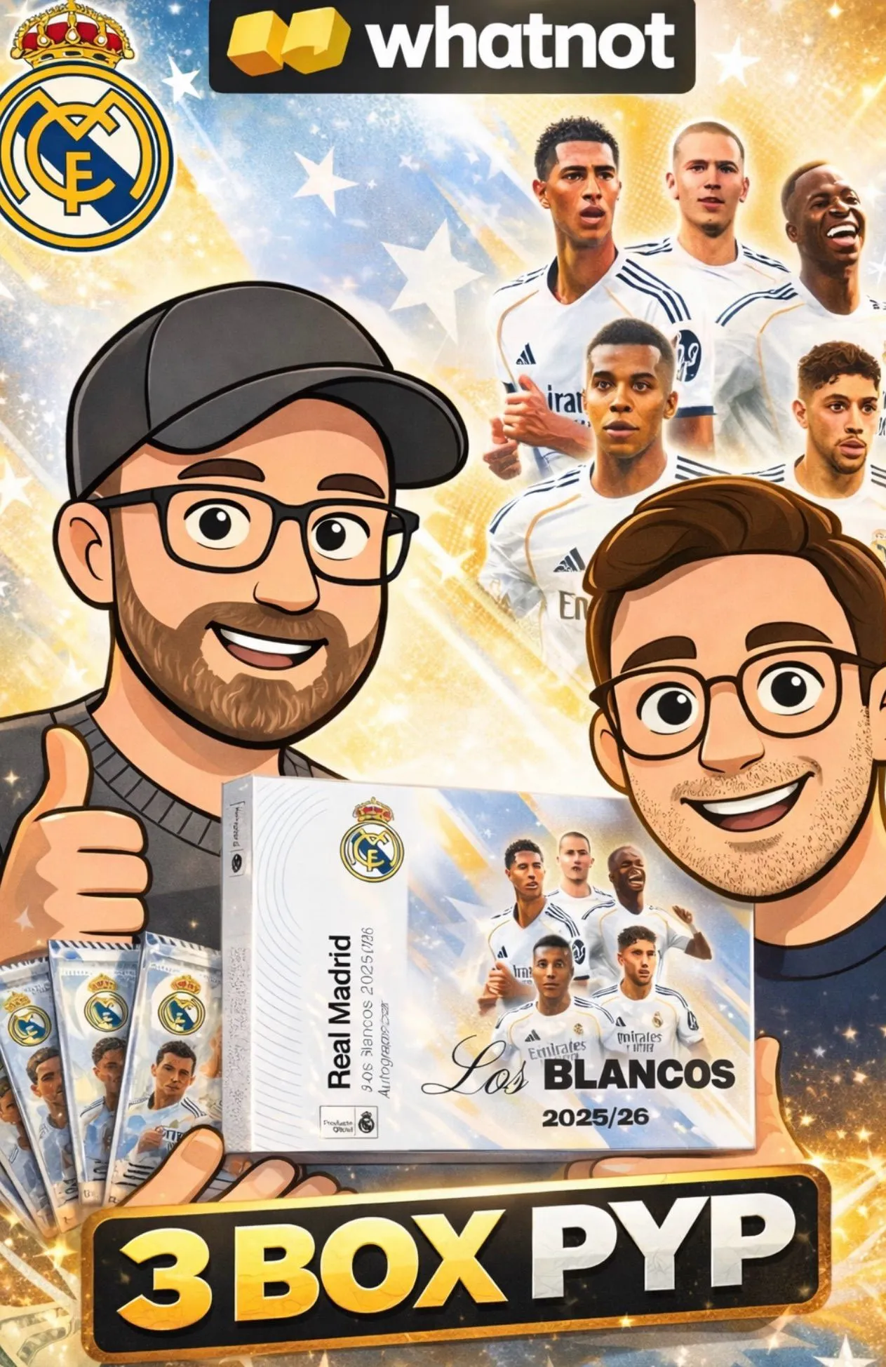 💥 REAL MADRID LOS BLANCOS 3 BOX PYP 💥