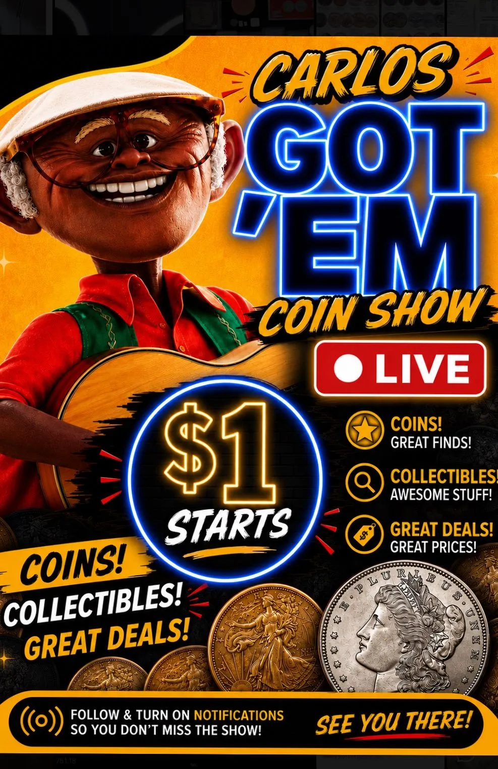 Thumbnail for live show