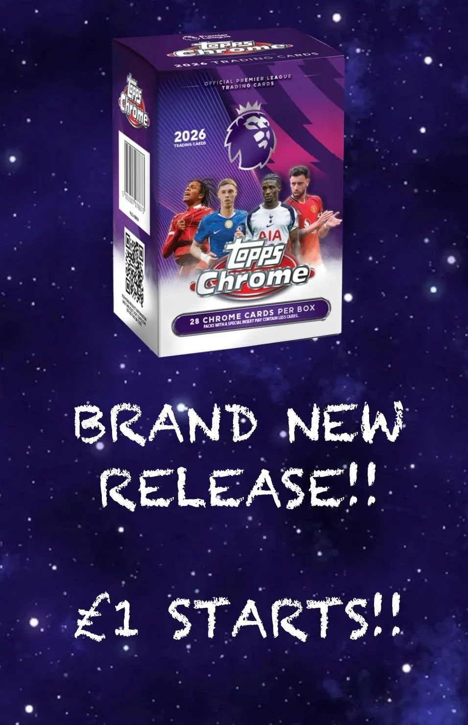 £1 STARTS!BRAND NEW PL CHROME BLASTER BOX BREAKS