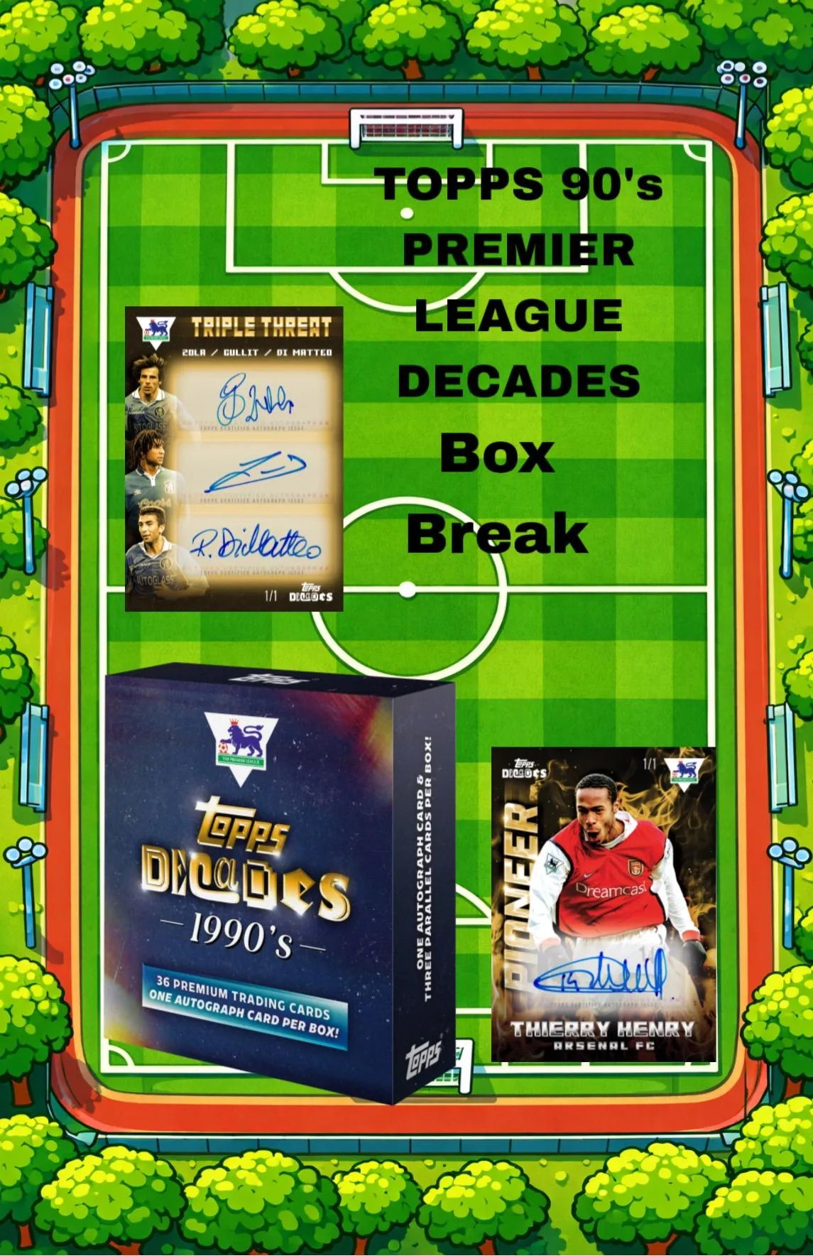 TOPPS 90’s PREMIER LEAGUE DECADES