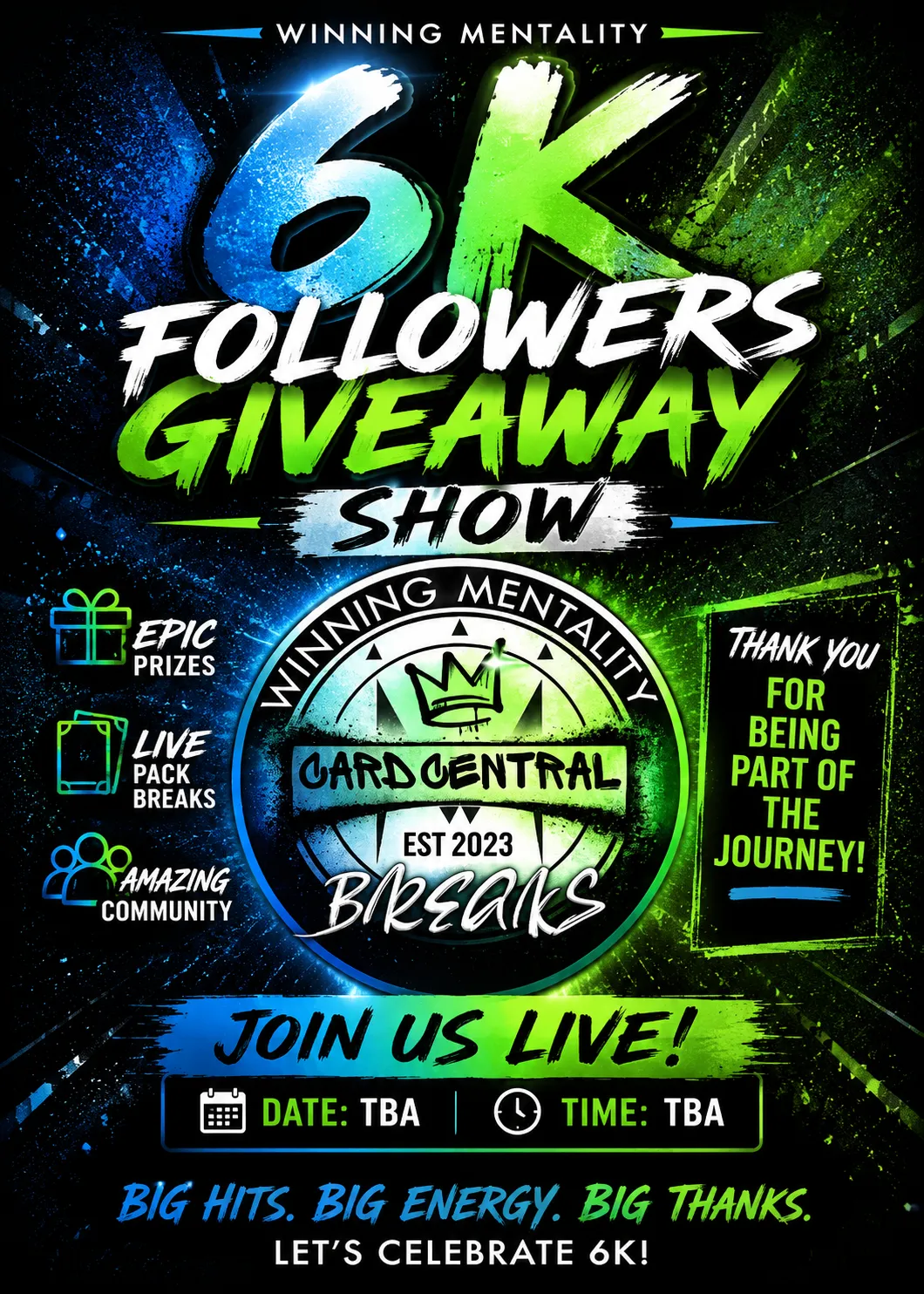 Thumbnail for live show