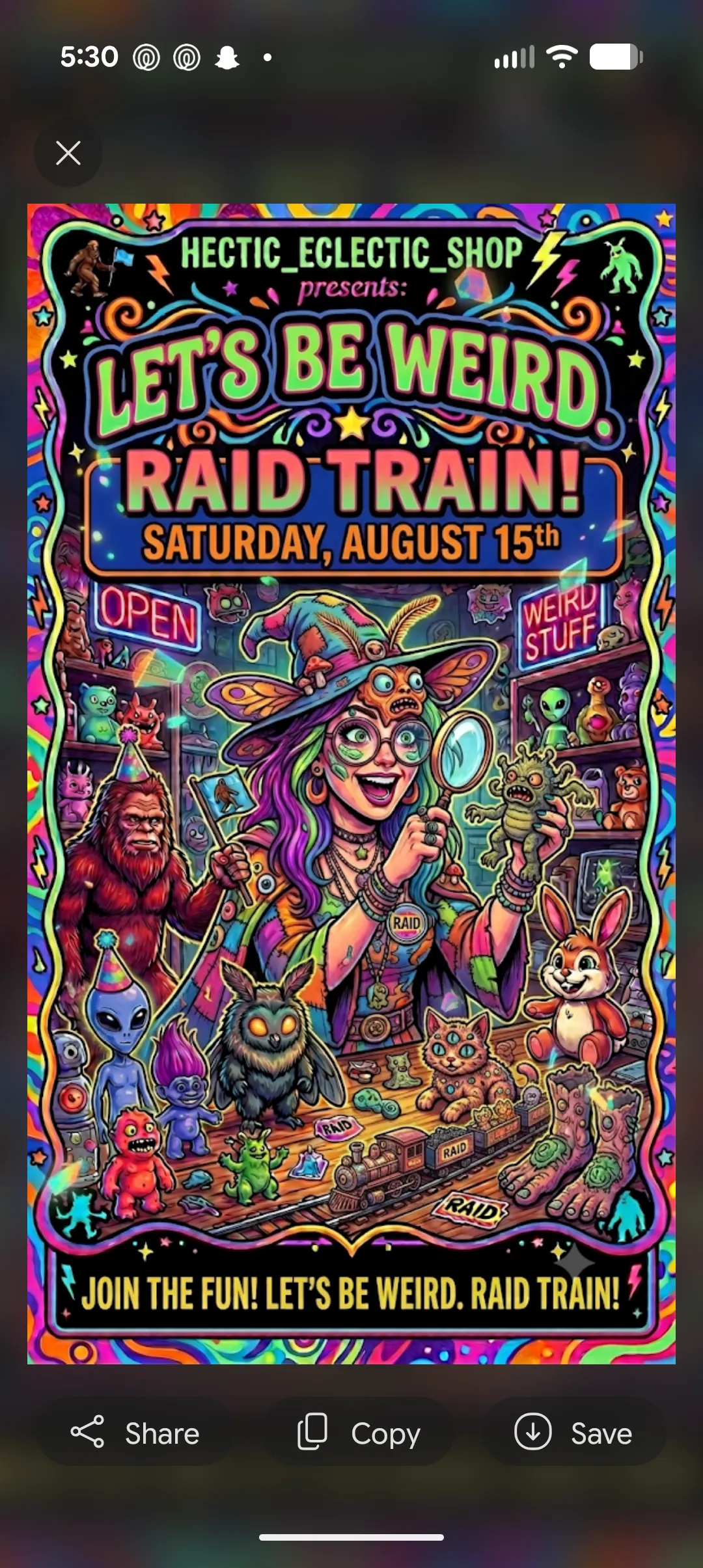 Thumbnail for live show
