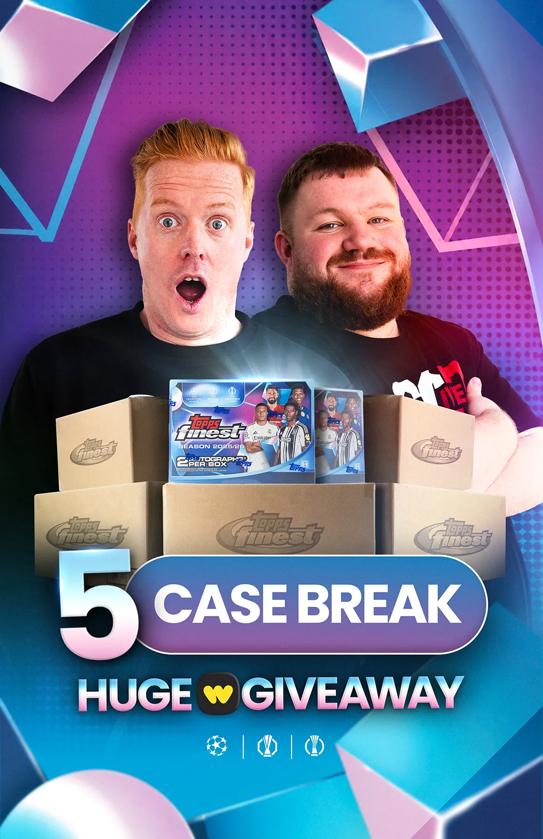 (5 Case Break) - Topps UCC Finest 2026 - HUGE GIVEAWAY!