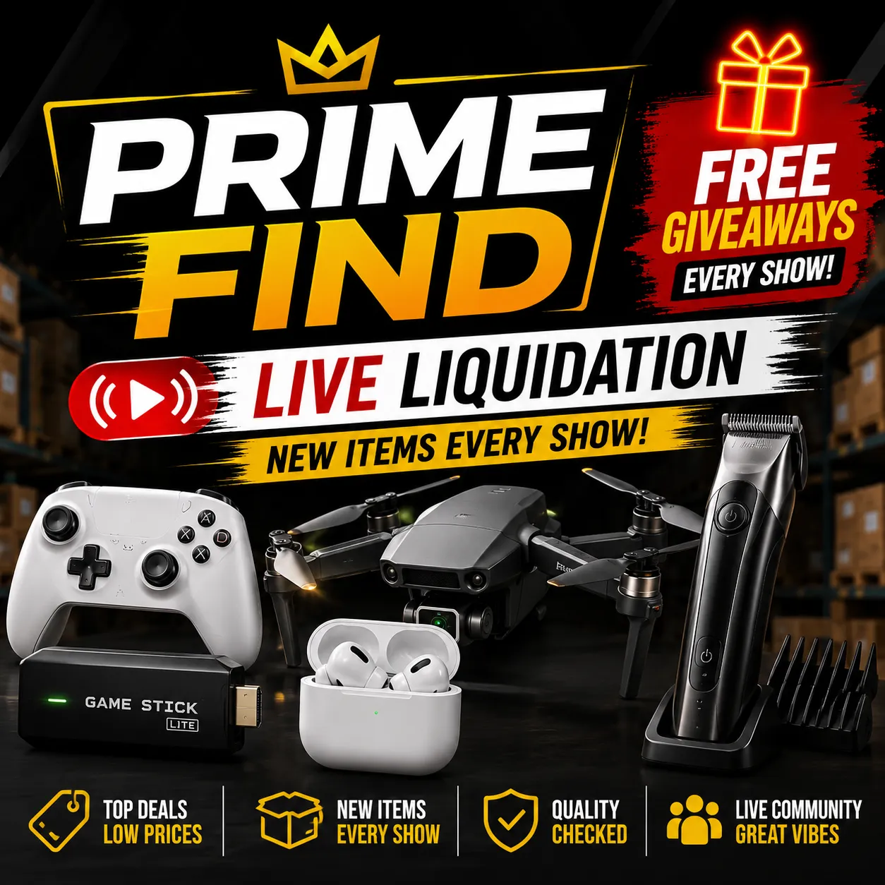 Thumbnail for live show