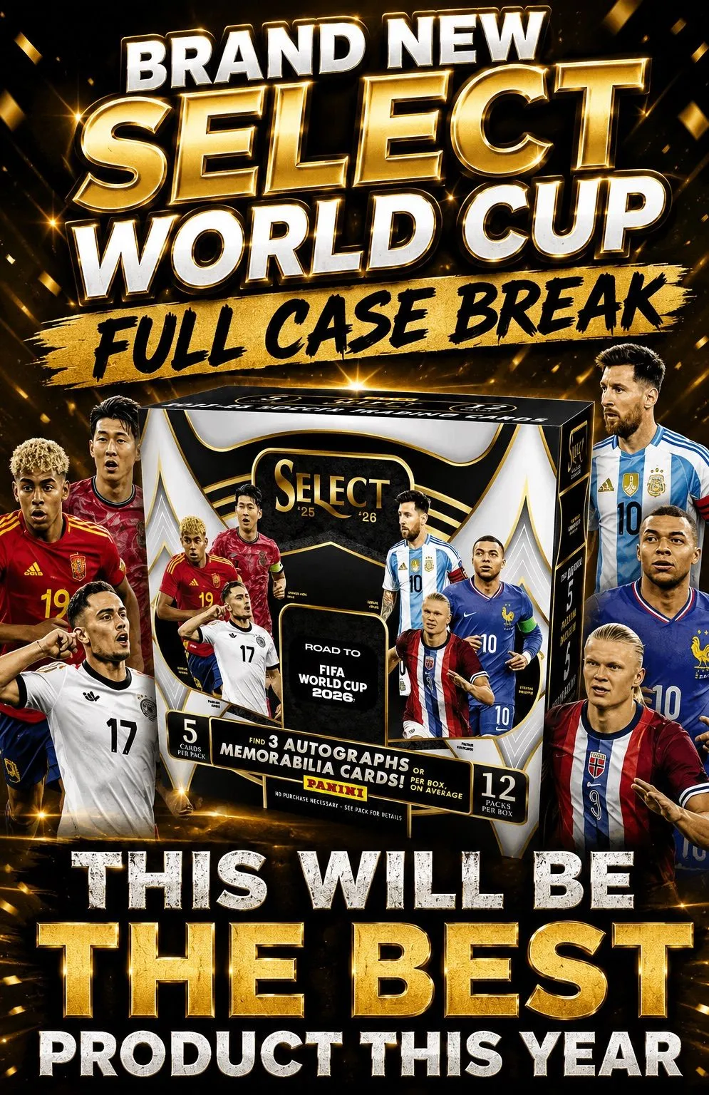 Select World Cup - Full Case Break With Bri