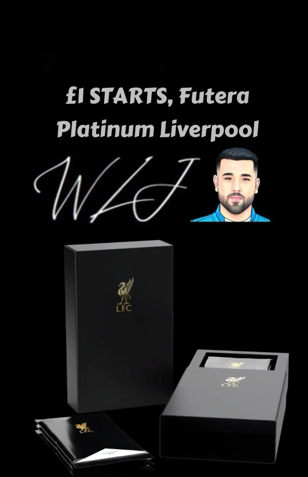 Liverpool Futera Platinum £1 STARTS